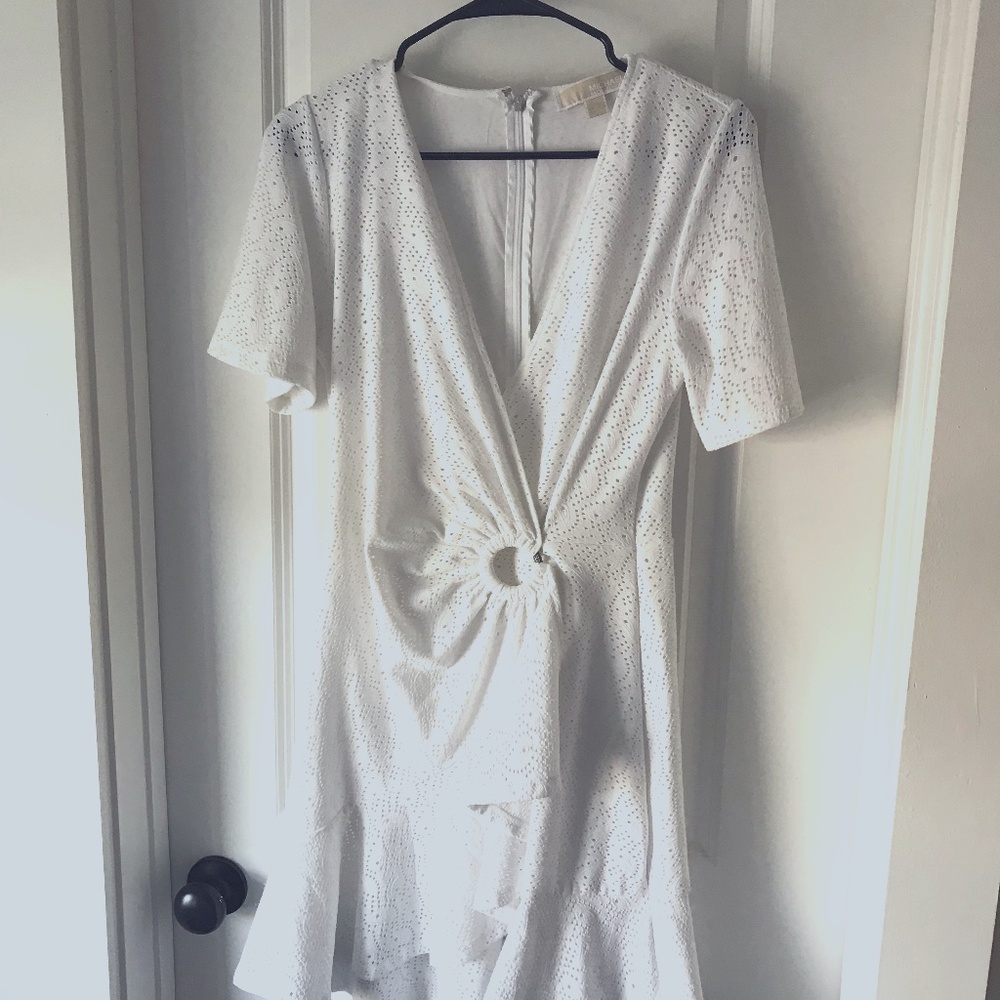 Michael Kors Eyelet White Summer Dress